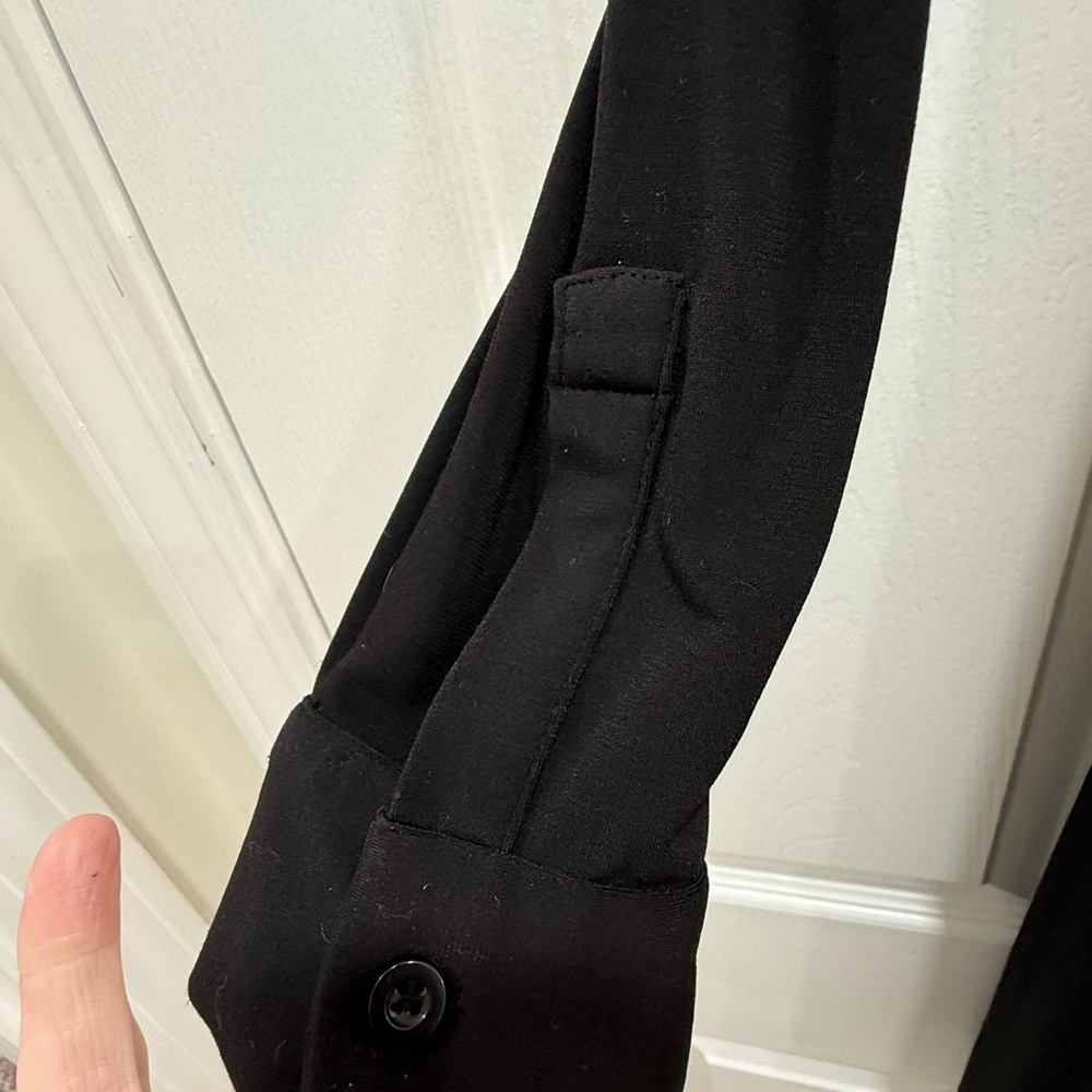 Calvin Klein Black Wrap Dress - Picture 5 of 5
